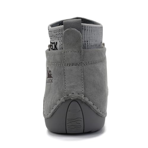 Men's Handmade Suede Ankle Chukka Waterproof Outdoor Hiking High Boots All-Terrain Adventure Boots Zipper Non-Slip Fashionable Men's Boots3