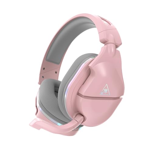 Turtle Beach Stealth 600 Gen 2 MAX Wireless Multiplatform Amplified Gaming Headset for Xbox Series X|S, Xbox One, PS5, PS4, Nintendo Switch, PC and Mac with 48+ Hour Battery – Pink (Renewed) - Thumbnail 2
