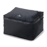 4SPRING 【かる旅 圧縮バッグ Cube 製品保証付】 [高強度圧着縫製で耐久性を追求] 大容量 圧縮袋 (5～6泊分) 【防水ナイロン×TPU 防水・防臭・防塵設計】 機内持込可能で旅行 出張用 海外出張にも (M/ポンプなし キューブ型) [シリーズ累計20,000個突破] フォースプリング