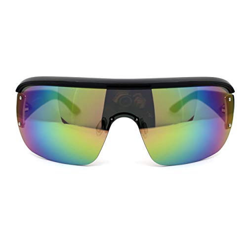 Womens Oversize Shield 90s Oversize Euro Style Sunglasses2