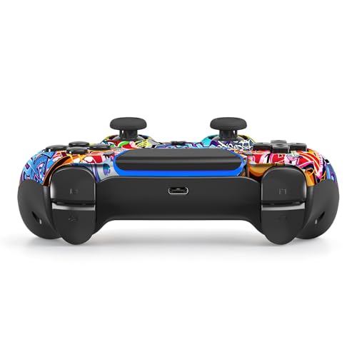 Image of Hiyuky Wireless Controller Compatible with PS5 /Slim /Pro /PC with Dual Vibration /6-Axis Gyro /3.5mm Audio Jack /1560mAh Battery /Touchpad /Microphone /Mute Button