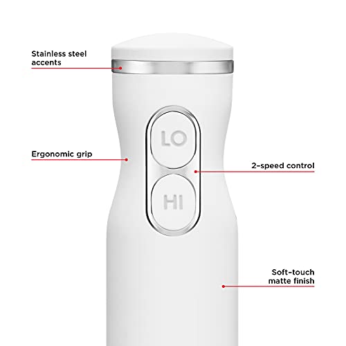 image for Chefman Immersion Stick Hand Blender with Stainless Steel Blades, Powe