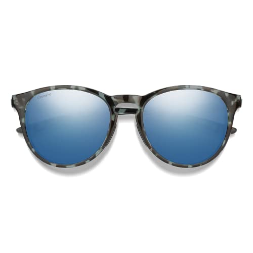 Smith Wander Lifestyle Sunglasses - Sky Tortoise/Silver | Chromapop Polarized Blue Mirror2