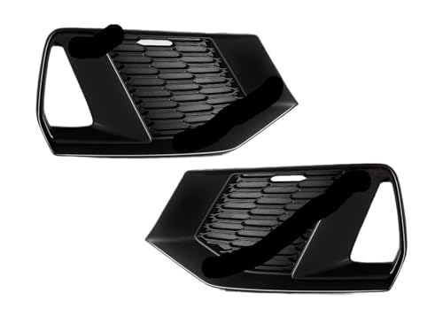 Couvercle de phare antibrouillard Audi A7 S7 pare-choc avant 2019-2024 grille hexagonale gauche droite