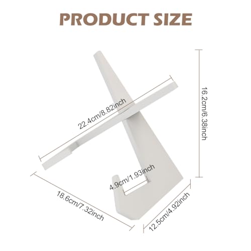 Recipe Book Stand, Wooden Cookbook Holder for Display Stands, Cook Book Stand for Reading Hands Free, Recipe Holder for Magazines, Tablets - Image 2