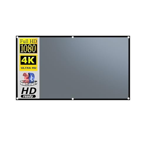 Pantalla de proyeccion para evitar arrugas en cine en casa y terrazas con 3D HD