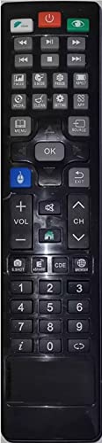 Image of LED TV Remote Compatible with Sansui LED TV Remote Control (Black, SNSUI-LED394-MOU) (Remote Type 11)