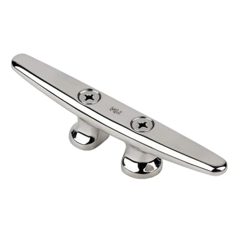 Schaefer Stainless Steel Open Base Cleat fits Up to 5/8-Inch Line