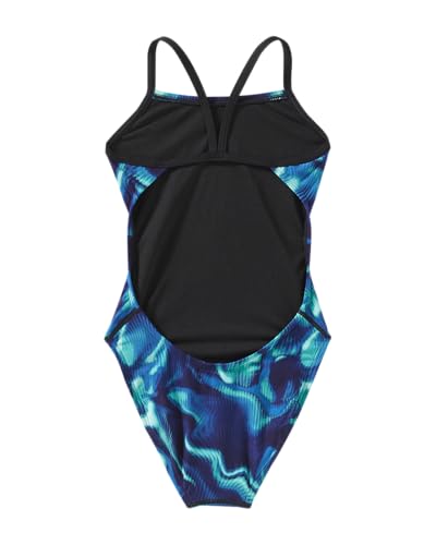 TYR Girls' Waveform Durafast Elite Cutoutfit One Piece Swimsuit2
