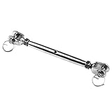 FIXOSHEE Stainless Steel Jaw Turnbuckle Tightener for Wire Rope Heavy-Duty Turnbuckle Resistant Industrial and