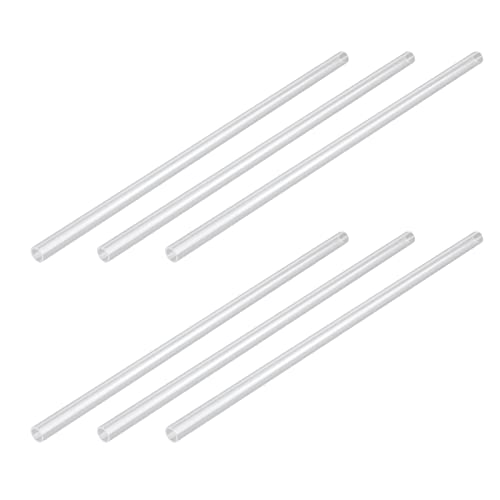 Uxcell Clear Polycarbonate Tubing – 2-Pack Rigid Plastic Tube, 1/4” ID X 5/16” OD, 1ft Length For DIY & Craft Projects