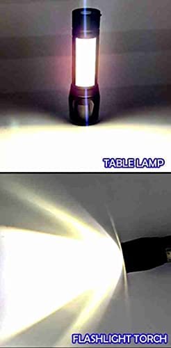 Judee Cob Light Mini Waterproof Portable Led Flashlight USB Rechargeable 3 Modes Pen Clip with Hanging Rope(Black, Metal) - Image 6 thumbnail