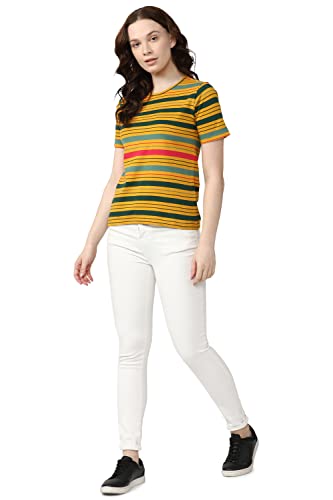 Image of Van Heusen Women's Cotton Regular Fit T-Shirt