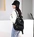 Collsants Backpack Purse for Women Mini Backpack Small Backpack Purse Casual Daypack for Women(black)