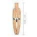 Joyzan Wooden Ring Clamp, Wood Jewelers Benchwork Holder Jewelry Vise Leather Jaws Hand Tools Stone Setting Engraving Tool with Wedge Lock Polishing Repairing Making Bench Rings Vice Filing Buffing