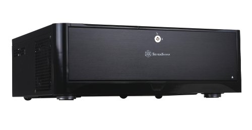 SilverStone SST-GD06B - Gabinete para PC Micro ATX Grandia HTPC, Alto flujo de aire silencioso, 2 bahías hot swap de 3.5 pulgadas, con cerradura, negro miniatura 4