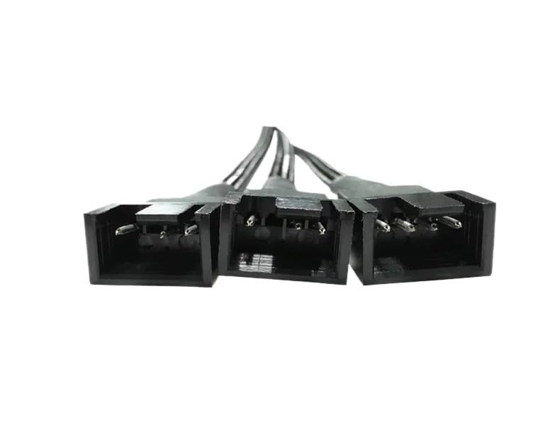 Cavo sdoppiatore a Y a 4 pin, PWM femmina a 3/4 pin, scheda madre CPU ventola PC case cavo adattatore di estensione (da 1 a 4)