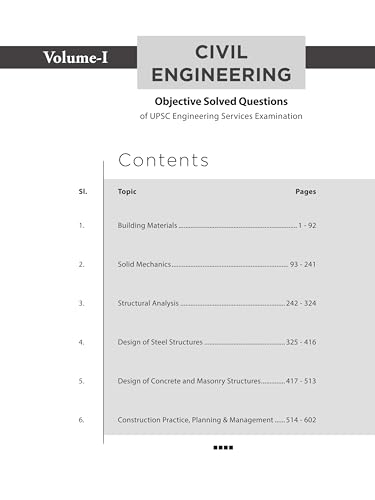 Image of ESE 2026 : Preliminary Exam: Civil Engineering Volume-I | Chapterwise & Topicwise Objective Solved Papers | 25 Years Solved PYQs 2001-2025| UPSC ... Examination | Fully Solved | By Made Easy