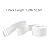 Homid PVC Caulk Strip for Bathtub,1.5Inch Wide,10.5Ft Length Self Adhesive Waterproof Anti-Mildew Sealing Caulking Tape, Edge Protector, Decorative Sealant Trim for Sink, Toilet and Bathroom,White