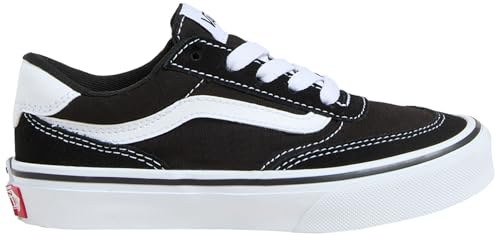 Vans Brooklyn LS, Zapatillas Unisex Niños, Suede/Canvas Black/White, 34.5