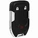 KEYALL 1 Pack 3 buttons Remote Control Car Key Fob 2018-2019 Fit for GMC Terrain 1.5L,2018-2019 Fit for GMC Terrain 1.6L HYQ1AA,13591388,2AOKM-G1AA