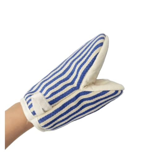 断熱手袋 鍋つかみ キッチン やけど防止 電子レンジ用手袋 1個(Blue)