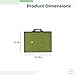 Tressify Golf Practice Mat, 16.5 X 12.6 In, Portable, With Synthetic Turf, Anti-Slip, For Indoor-Outdoor Golf Training, Golf Hitting Mat