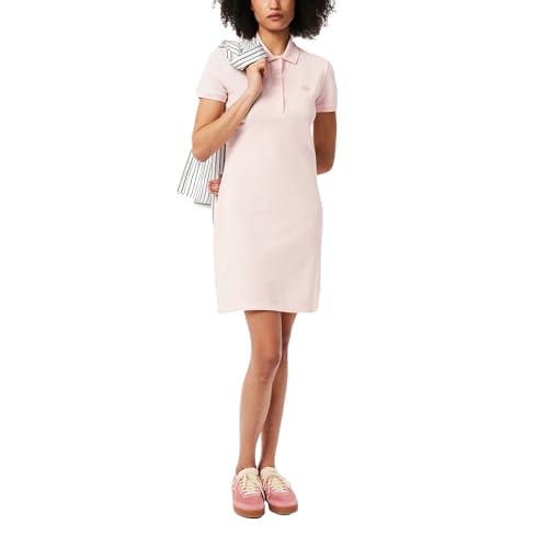 Image of Lacoste Women's Slim Fit Stretch Petit Pique Polo Dress