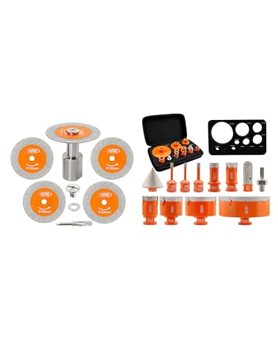 Kit Trépan Carrelage BGTEC pour Poser vos Prises et Tuyaux lors de la Rénovation
