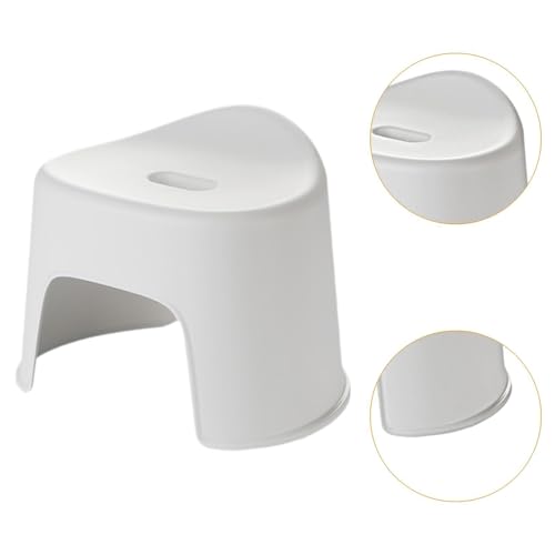 Image of Toddler Chair Lightweight Sturdy Kids Stool for Bathroom Living Room Bedroom White