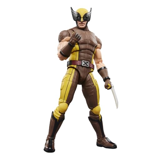 Marvel Legends Series Wolverine (Brown Suit), Marvel Studios' Deadpool & Wolverine Movie Collectible 6-Inch Action Figure Gift - Image 5