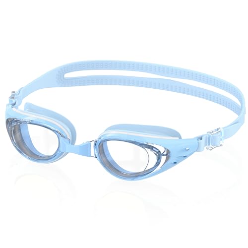 Ambienden Antivaho Gafas De NatacióN General | Gafas Piscina Hombre Mujer Para Adultos ProteccióN UV Impermeables | 3D Sello De Silicona, Puente Nasal Autoajustable