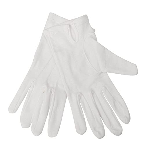 Guantes de etiqueta blancos para hombre con costuras invisibles de gala