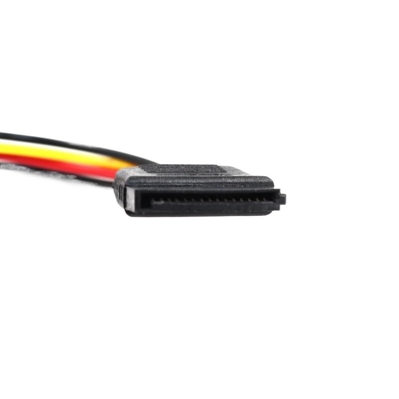 Adaptador de alimentación ITX FDD Floppy 4Pin a SATA 15Pin miniatura 3