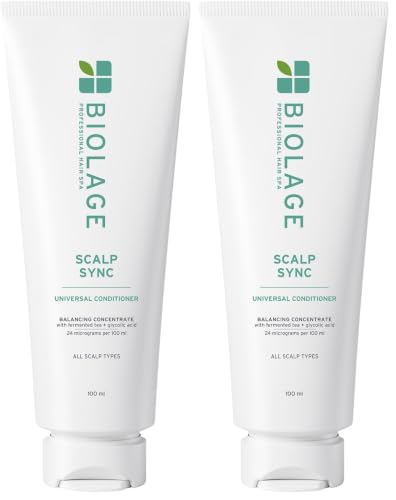Image of Biolage Scalp Sync Universal Conditioner for Soothed and Hydrated Scalp with Fermented Tea and Glycolic Acid for 72HR Soothed and Hydrated Scalp for Women and Men Vegan and Cruelty-Free