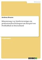 Bilanzierung von Spielerverm�gen im professionellen Teamsport am Beispiel von Profifu�ball in Deutschland 3656838739 Book Cover