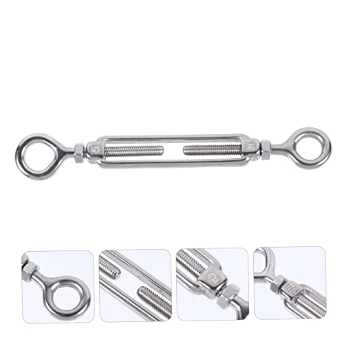 PRETYZOOM Tensores para cables de acero inoxidable para barandales, tensores ajustables de alta resistencia para uso exterior, conexión segura para cable con quijada miniatura 7