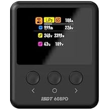 ISDT 608PD Lipo Battery Charger DC 6S/240W/10A USB C 100W/5A Smart Charger for RC Batteries Balance Charger for Life/Lilon/LiPo/LiHV 1-6S,NiMH1-16S,Pb 1-12S Batteries