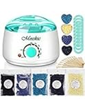 Waxing Kit, Wax Warmer Hair Removal Home Wax Kit with 17.6oz Hard Wax Beans for Women Men of All Body, Face, Bikini Area, Legs