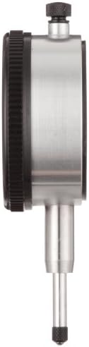 Standard Gage 01424012 Dial Indicator, M2.5 Thread, 0.375" Stem Dia., White Dial, 0-100 Reading, 2.25" Dial Dia., 0-0.5" Range, 0.0005" Graduation, +/-0.0005" Accuracy