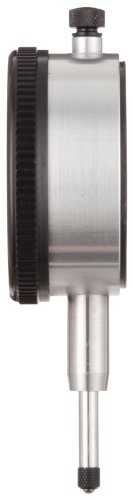 Standard Gage 01424012 Dial Indicator, M2.5 Thread, 0.375" Stem Dia., White Dial, 0-100 Reading, 2.25" Dial Dia., 0-0.5" Range, 0.0005" Graduation, +/-0.0005" Accuracy