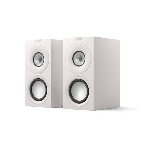 KEF Q Concerto Meta Altavoces de sobremesa pasivos HiFi, Blanco S...