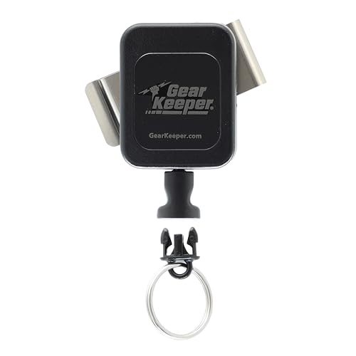 Gear Keeper Retractable Keychain with Stainless Steel...