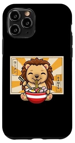 Funny Kawaii Kids Boys Girls Japanese Ramen Hedgehog Lover �X�}�z�P�[�X iPhone 11 Pro �p