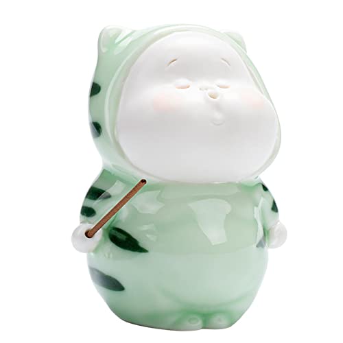 Cadeau porte-encens tigre céramique mignon intérieur