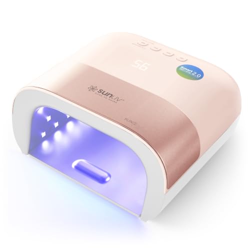 Image of SUNUV UV Light for Gel Nails, Professional UV LED Gel Lamp SUN3 (Pink)