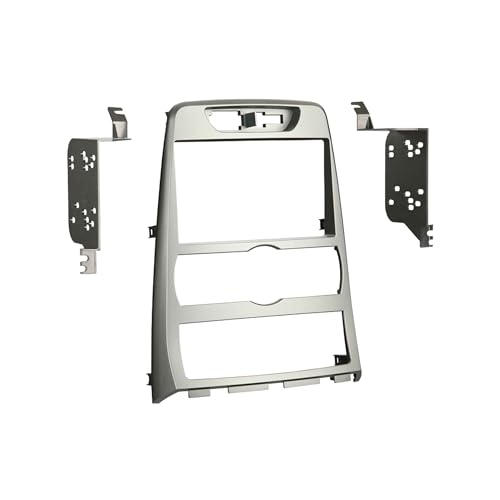 Kit d'installation Double DIN Metra 95-7336S pour Hyundai Genesis Coupe 2010 gris argent