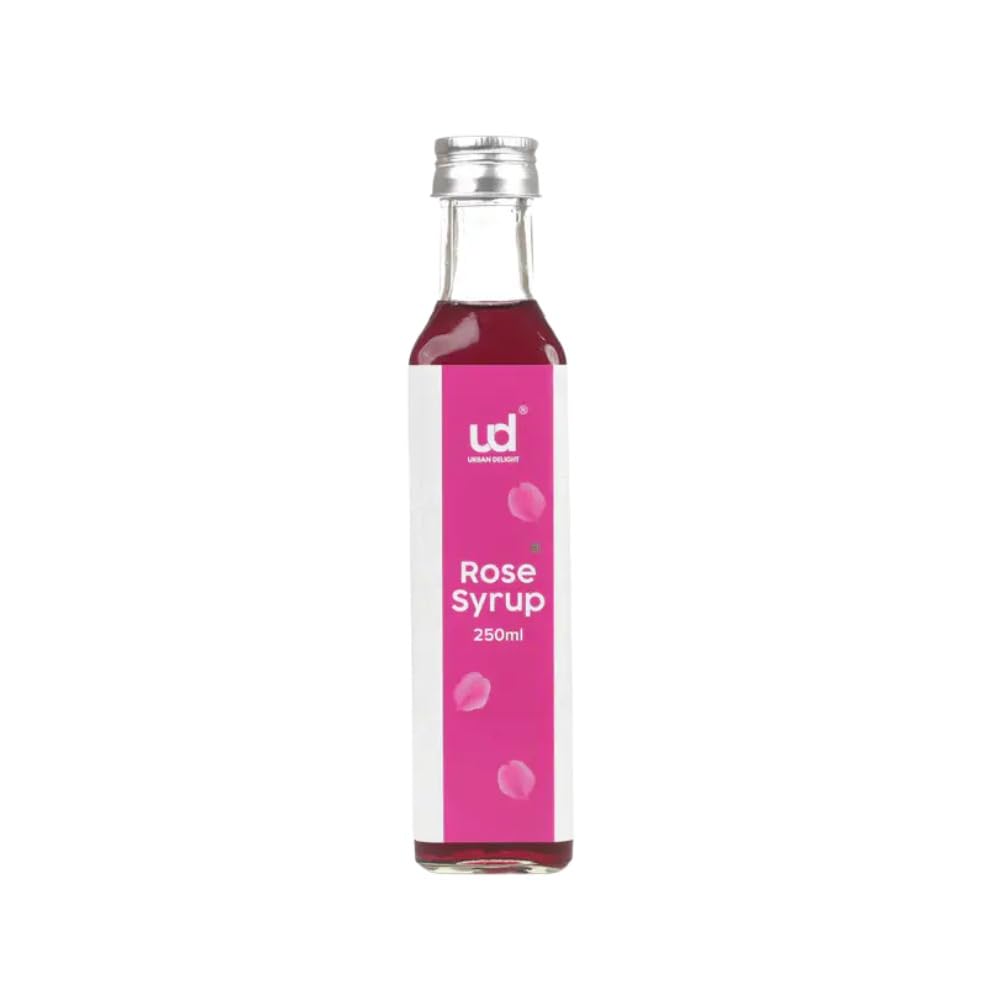 Urban Delight Rose Syrup (Glass Bottle)-250 ml | Premium Natural Nutrition & Wellness Product | Quality Ingredients | Healthy Choice for Daily Use-image-19