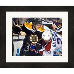 Sports Memorabilia Autograph Warehouse 597970 Torey Krug Autographed 8 x 10 in. Photo - Boston Bruins Fighting - No.2 Matted & Framed