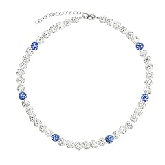 1 Pcs White Blue with Lobster Buckle